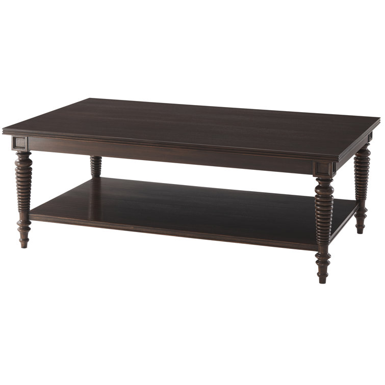 Theodore Alexander Alexa Hampton Solid Wood Coffee Table with Storage